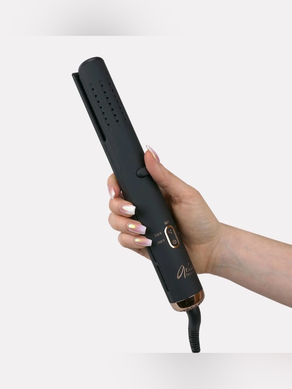 Aria Beauty The Insta Styler 1 Inch Ceramic Hair Curler and Cool Air Styler